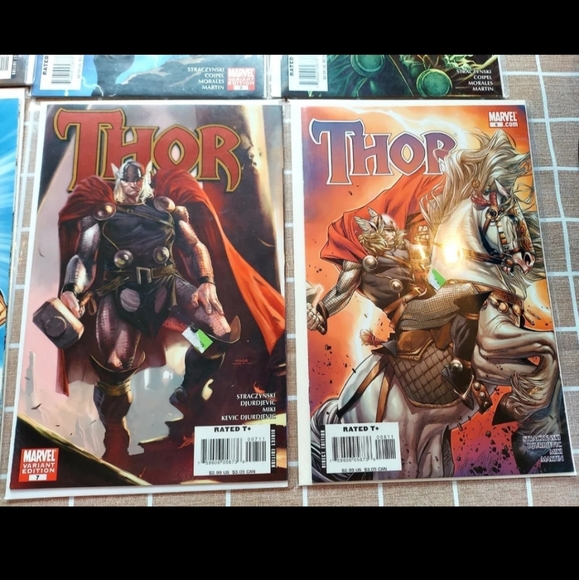 Marvel Avengers Thor Comic Book lot Direct Edition - Picture 5 of 6